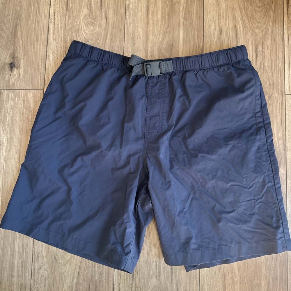 Columbia Shorts Mens Medium Blur Omni-Shade 8" Inseam Hiking Quick Dry Trail